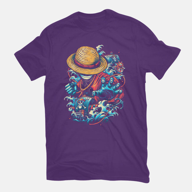 Colorful Pirate-womens fitted tee-glitchygorilla
