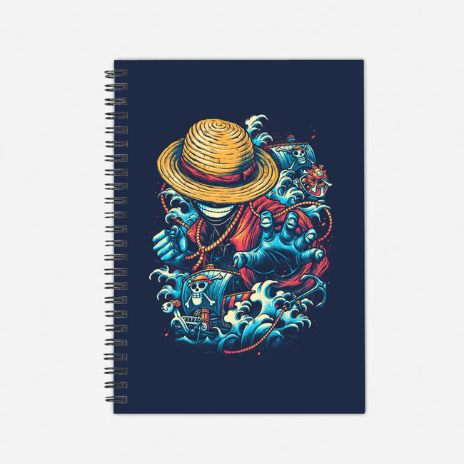 Colorful Pirate-none dot grid notebook-glitchygorilla