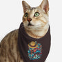 Colorful Pirate-cat bandana pet collar-glitchygorilla
