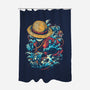 Colorful Pirate-none polyester shower curtain-glitchygorilla