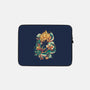 Colorful Dragon-none zippered laptop sleeve-glitchygorilla