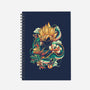 Colorful Dragon-none dot grid notebook-glitchygorilla