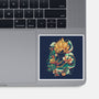 Colorful Dragon-none glossy sticker-glitchygorilla