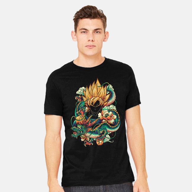 Colorful Dragon-mens heavyweight tee-glitchygorilla