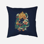 Colorful Dragon-none removable cover w insert throw pillow-glitchygorilla