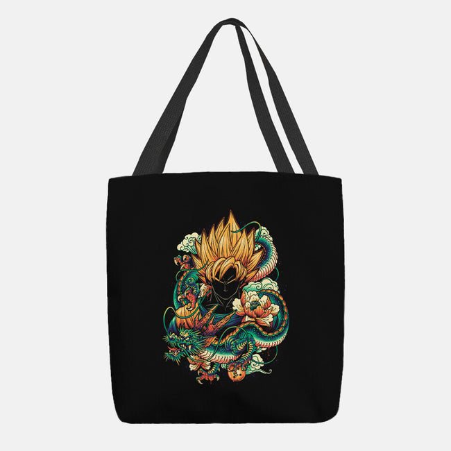 Colorful Dragon-none basic tote-glitchygorilla