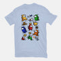 Among Haring-womens fitted tee-ducfrench