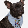 Among Haring-dog bandana pet collar-ducfrench