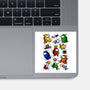 Among Haring-none glossy sticker-ducfrench