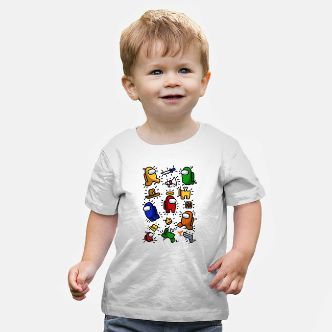 Among Haring-baby basic tee-ducfrench