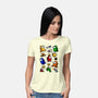 Among Haring-womens basic tee-ducfrench