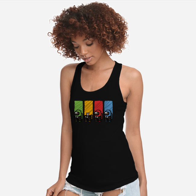 Reservoir Impostors-womens racerback tank-ducfrench