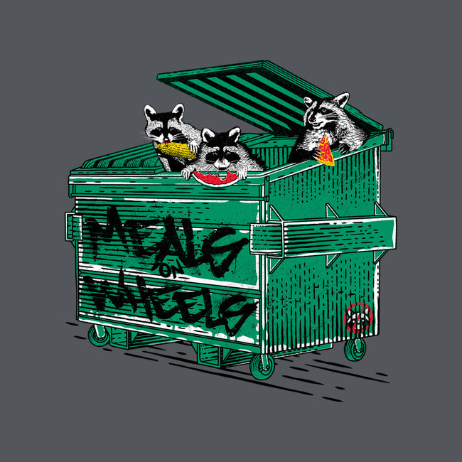 Meals On Wheels-womens basic tee-rocketman_art