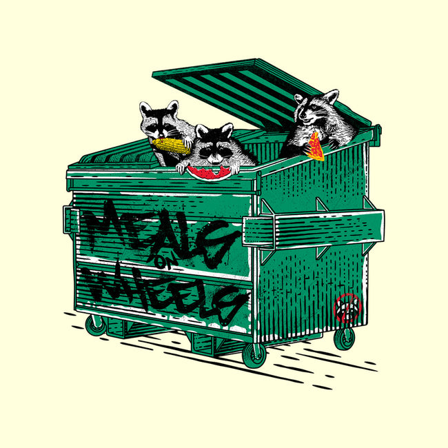 Meals On Wheels-womens basic tee-rocketman_art