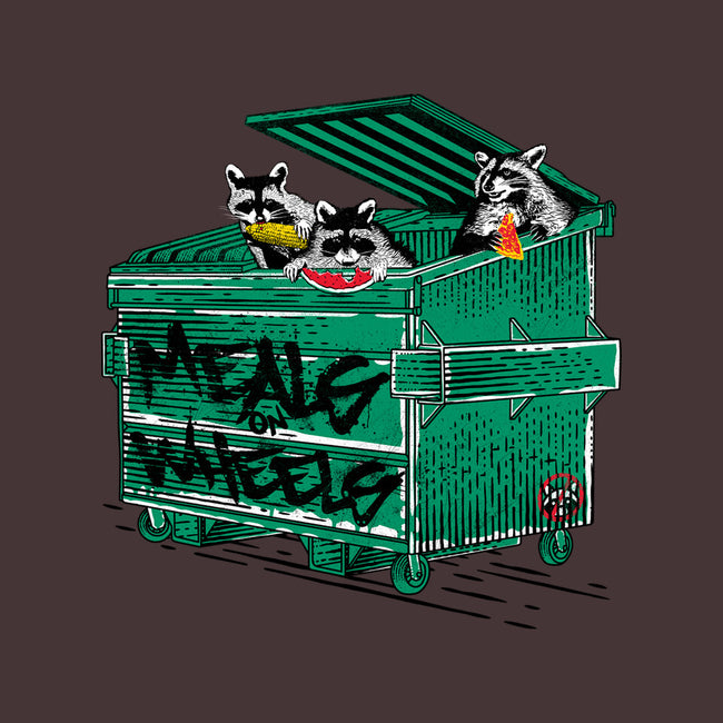 Meals On Wheels-womens basic tee-rocketman_art