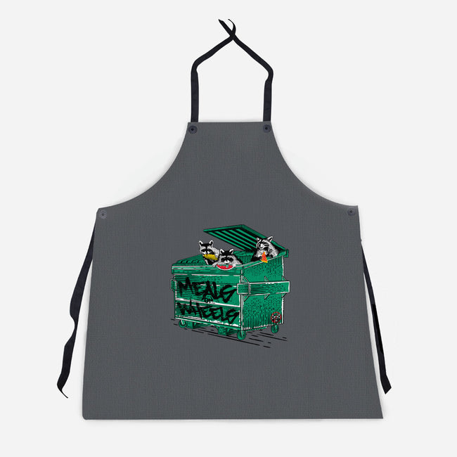 Meals On Wheels-unisex kitchen apron-rocketman_art