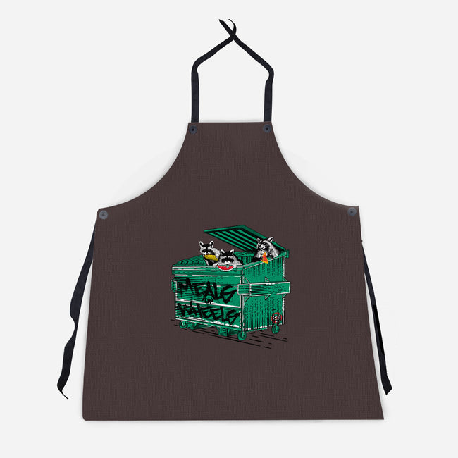 Meals On Wheels-unisex kitchen apron-rocketman_art