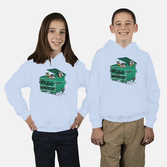 Meals On Wheels-youth pullover sweatshirt-rocketman_art