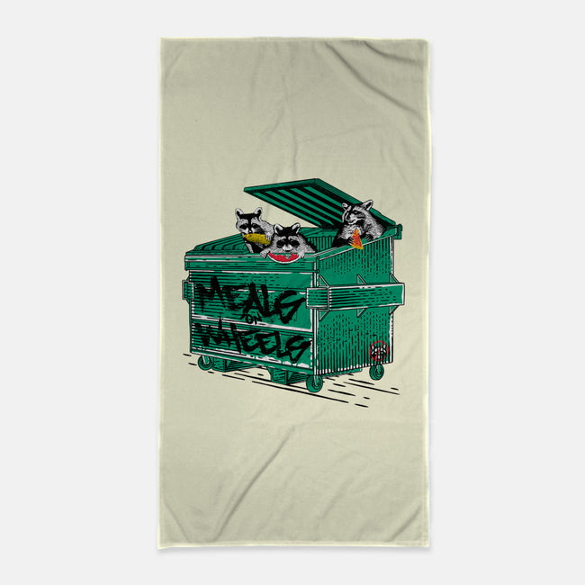 Meals On Wheels-none beach towel-rocketman_art