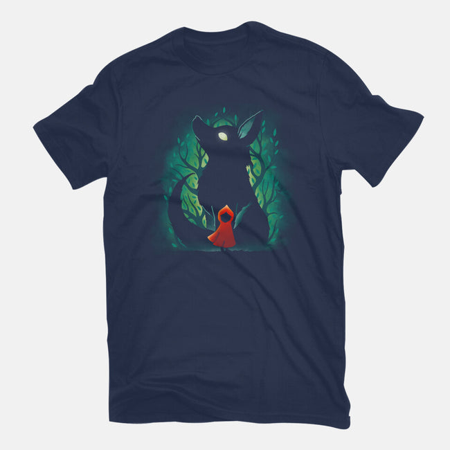 Riding Hood-womens fitted tee-Vallina84