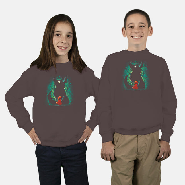 Riding Hood-youth crew neck sweatshirt-Vallina84