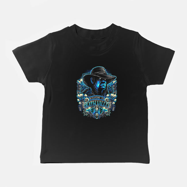 Welcome To The Land Of The Dead-baby basic tee-glitchygorilla