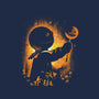 Ghost Of Halloween-none removable cover w insert throw pillow-alemaglia