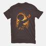 Ghost Of Halloween-womens basic tee-alemaglia