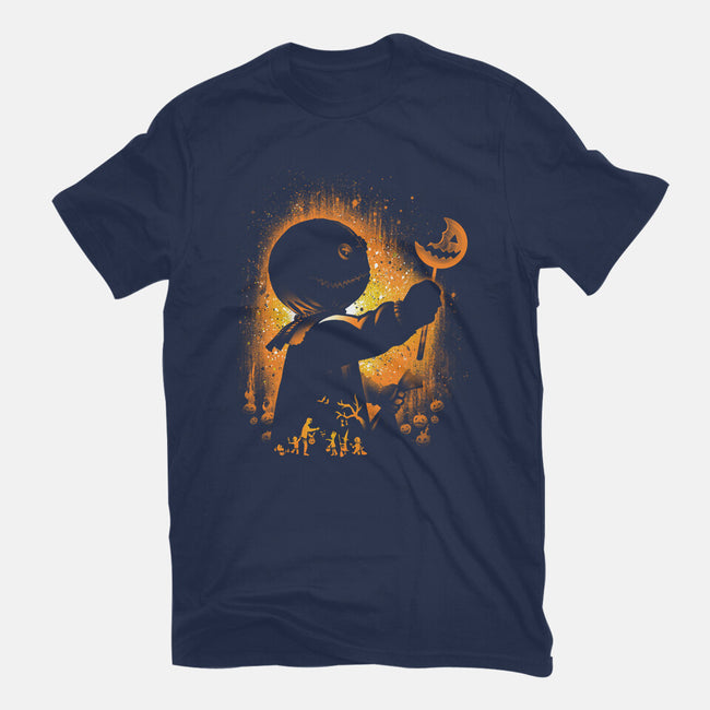 Ghost Of Halloween-mens heavyweight tee-alemaglia