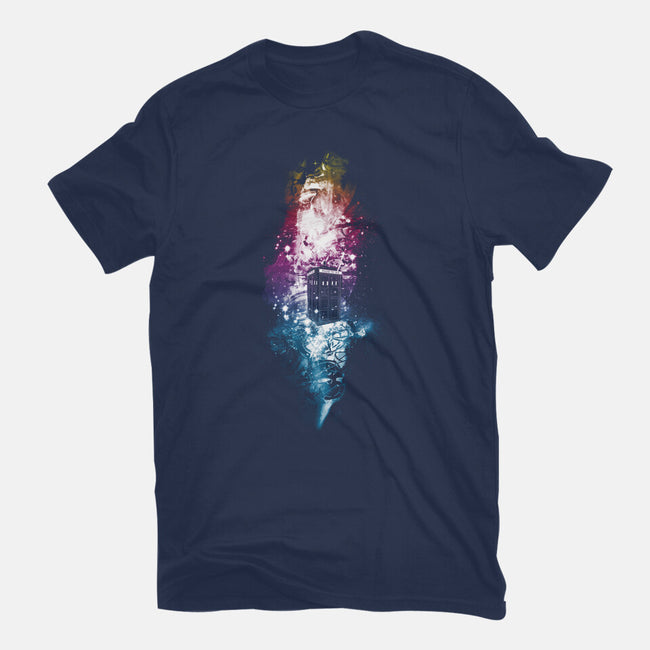 Lost In Multi-Colored Space-womens basic tee-kharmazero