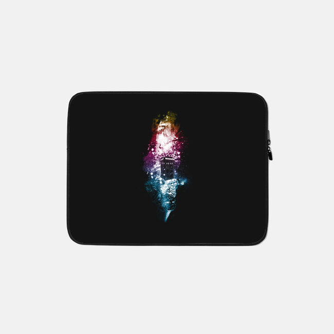 Lost In Multi-Colored Space-none zippered laptop sleeve-kharmazero