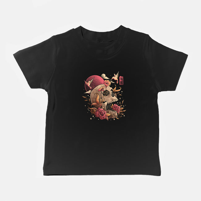 Life And Death-baby basic tee-eduely