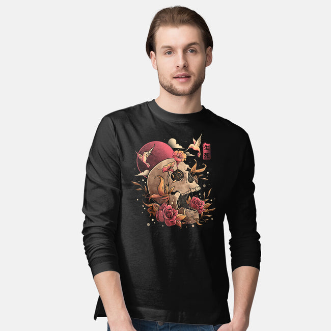 Life And Death-mens long sleeved tee-eduely