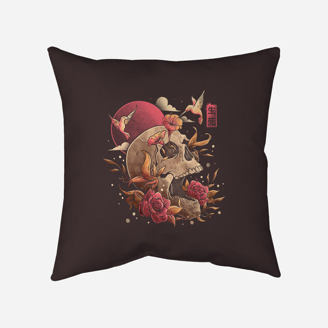 Life And Death-none removable cover w insert throw pillow-eduely