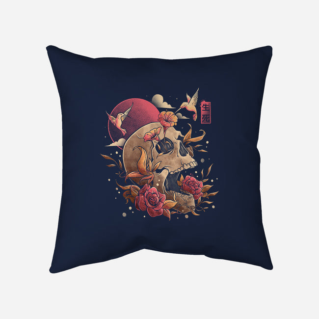 Life And Death-none removable cover w insert throw pillow-eduely