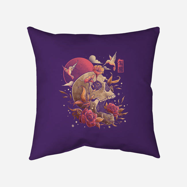 Life And Death-none removable cover w insert throw pillow-eduely