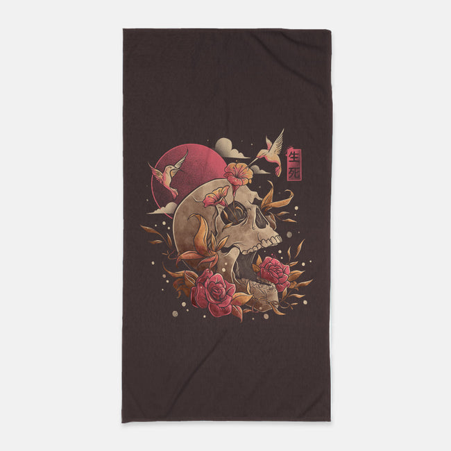 Life And Death-none beach towel-eduely