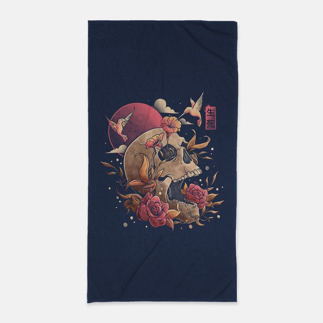 Life And Death-none beach towel-eduely