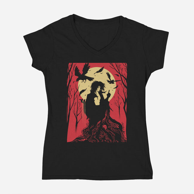 Dreaming Sands-womens v-neck tee-estudiofitas