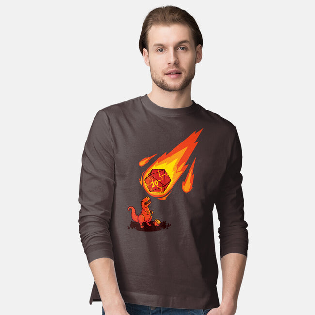 Critical Strike!-mens long sleeved tee-theteenosaur