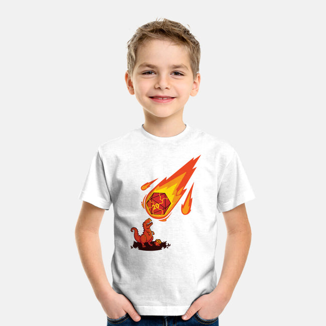 Critical Strike!-youth basic tee-theteenosaur