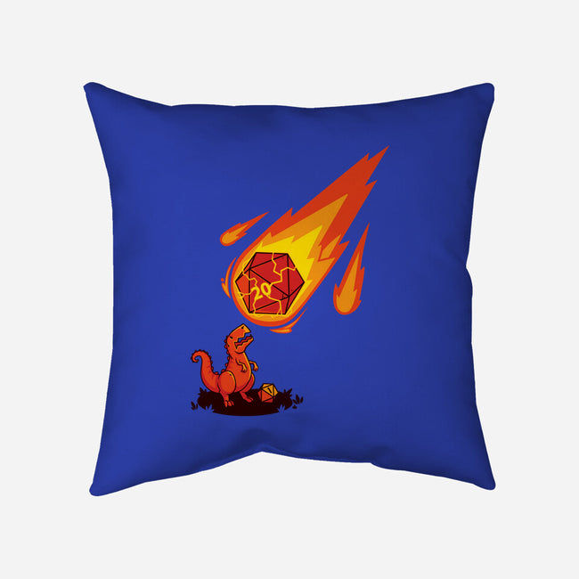 Critical Strike!-none removable cover w insert throw pillow-theteenosaur