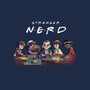 Stranger Nerd-womens v-neck tee-fanfabio