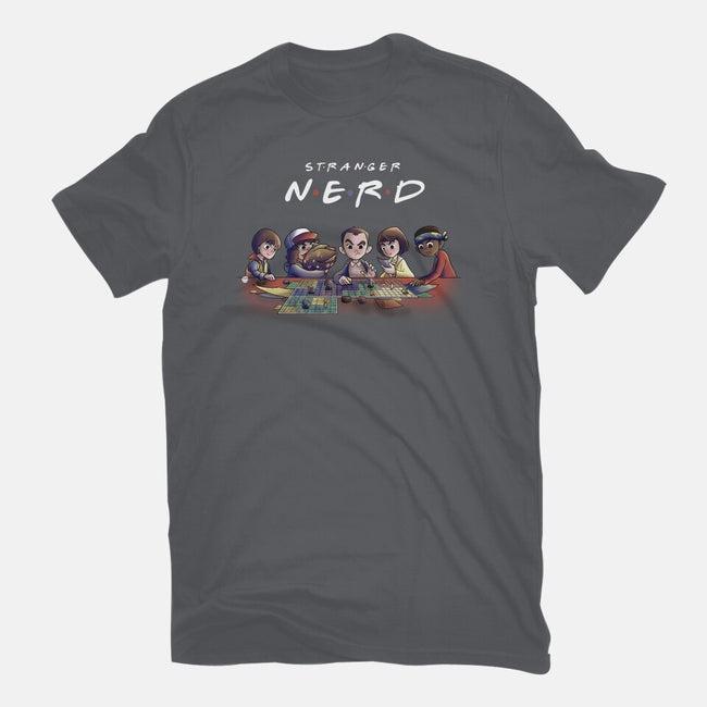 Stranger Nerd-womens fitted tee-fanfabio