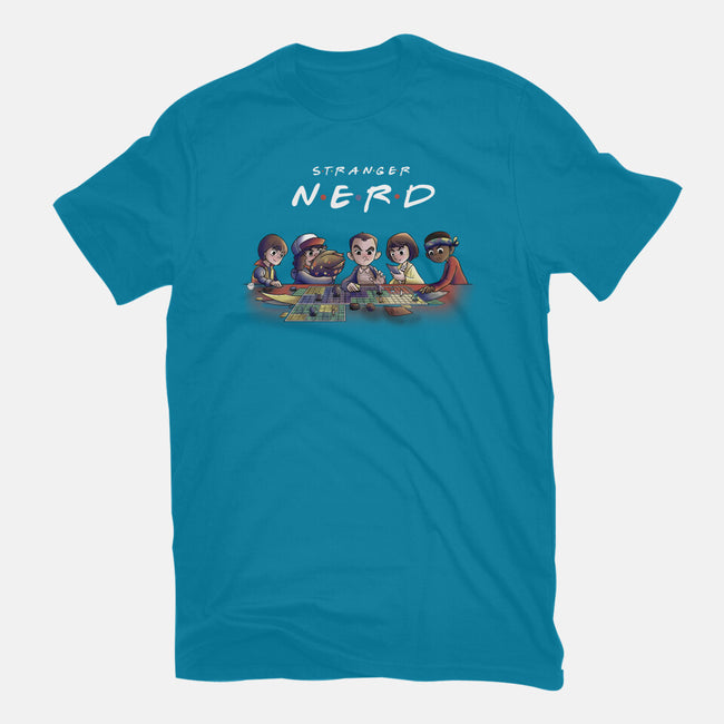Stranger Nerd-womens fitted tee-fanfabio