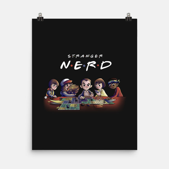 Stranger Nerd-none matte poster-fanfabio