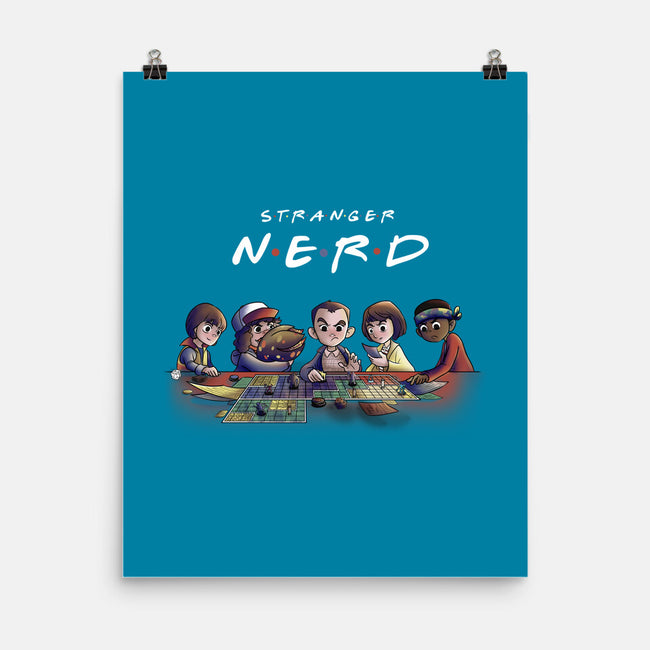 Stranger Nerd-none matte poster-fanfabio