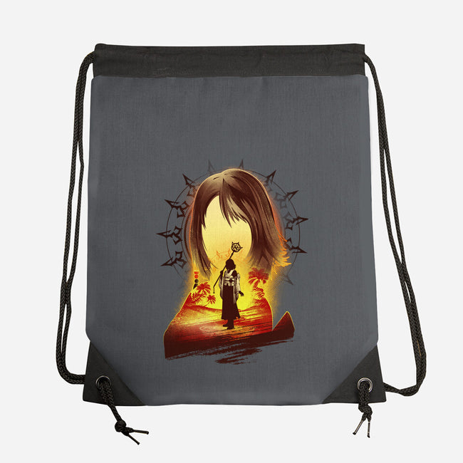 Summoner Of Spira-none drawstring bag-hypertwenty