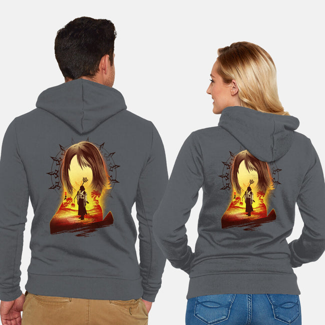 Summoner Of Spira-unisex zip-up sweatshirt-hypertwenty