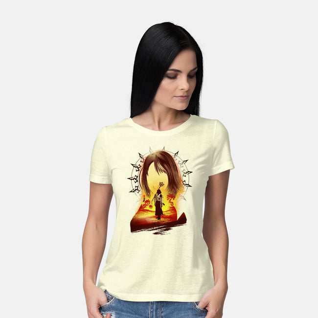 Summoner Of Spira-womens basic tee-hypertwenty